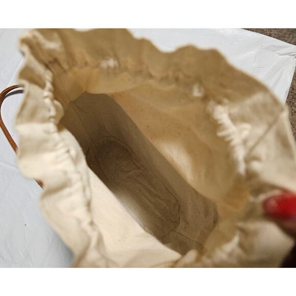 Rattan woven vintage purse. Leather strap. Handmade. Unique. Rare find.‎ Hippie. - Picture 13 of 14